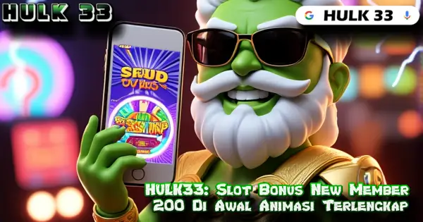 HULK33: Slot Bonus New Member 200 Di Awal Animasi Terlengkap